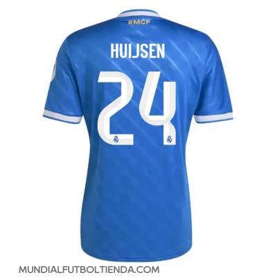 Camiseta Real Madrid Dean Huijsen #24 Tercera Equipación Replica 2025-26 mangas cortas Camiseta Real Madrid Dean Huijsen #24 Tercera Equipación Replica 2025-26 mangas cortas